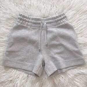 Grey lululemon sweat-shorts, size 6